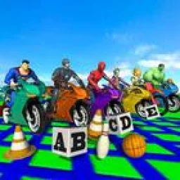 Icône de Super Heroes Downhill Stunts Racing